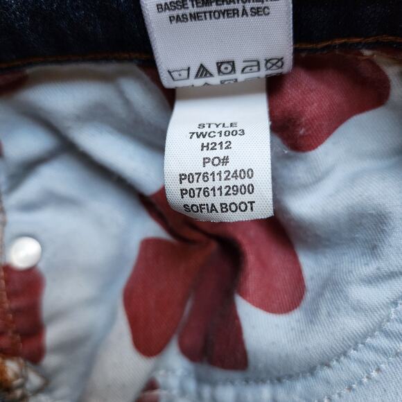 Lucky Brand Jeans Womens Size 12/31 Dark Blue Denim Ankle Sofia Boot Pockets - Picture 14 of 14